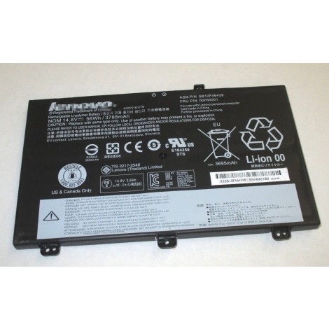 Replacement SB10F46439 00HW001 56Wh Battery for Lenovo ThinkPad S3 Yoga 14 