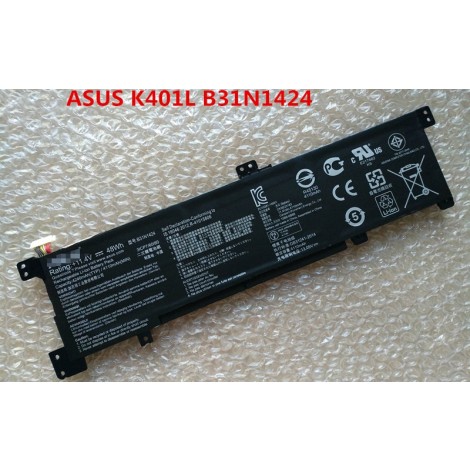 Replacement ASUS B31N1424 K401L K401L B 11.4V 48Wh Notebook Battery 