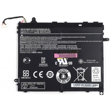 Replacement Acer Iconia Battery A510 A511 A700 Tablet BAT-1011 BT.0020G.003 battery