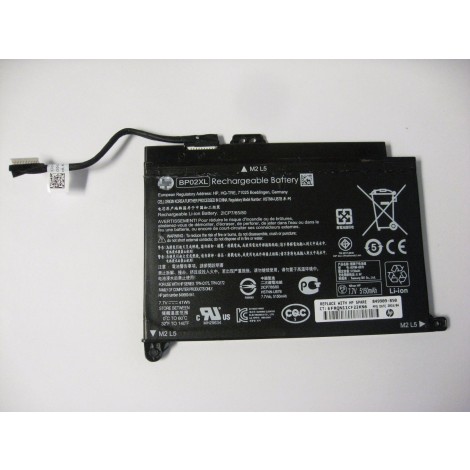 Replacement HP 7.7V 41Wh 5150mAh BP02XL 849909-850 15-AU Series Battery 