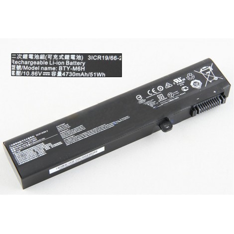 Replacement MSI BTY-M6H MS-1792 GE62 GE72 Notebook Battery