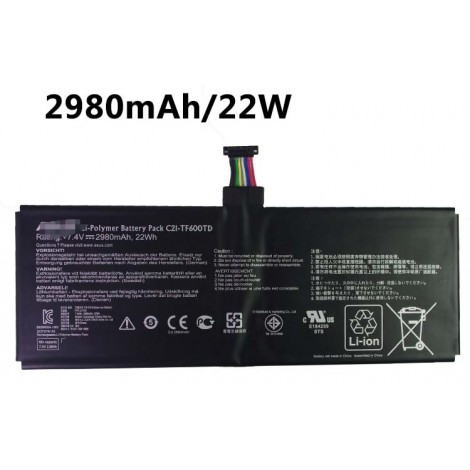 Replacement ASUS C21-TF600TD TF600TD 7.4V 2980mAh battery