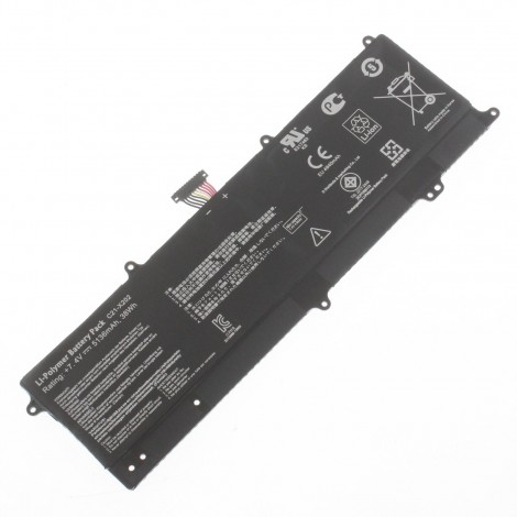 Replacement Asus Vivobook X202e S200l3217e C21-x202 5136mAh/38Wh Battery