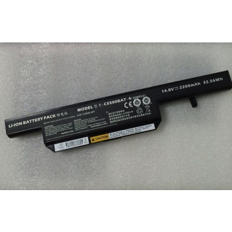 Replacement New CLEVO C5500BAT-4 C550S C5500 W240HU Notebook Battery