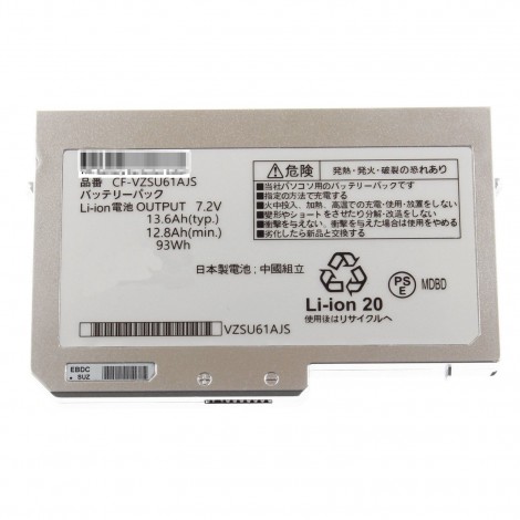 Replacement CF-VZSU61AJS CF-VZSU60U Battery For Panasonic Toughbook CF-N10 CF-S10 93Wh