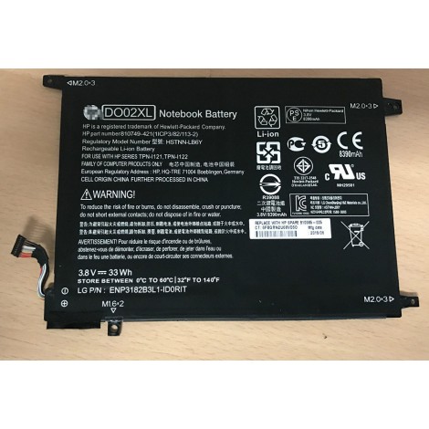 Replacement OEM New Hp TPN-I121 TPN-I122 HSTNN-LB6Y DO02XL Battery