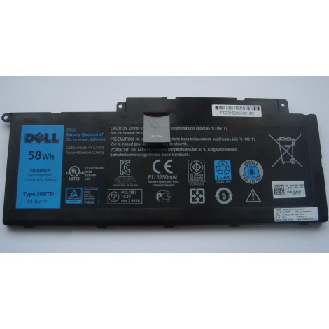 Battery for Dell JR9TD Notebook, Replacement Dell JR9TD Battery(14.8V 58Wh)