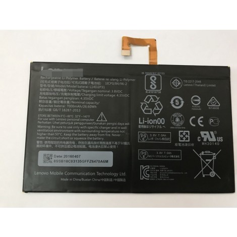 Lenovo L14D2P31 SB18C03763 A10-70F Tab 4 10 Table Battery