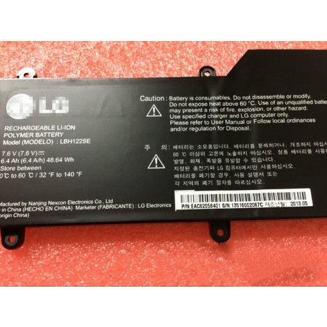 Replacement LG LBH122SE U460 U460-K AH5DK 48.64W Ultrabook Battery