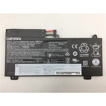 47Wh Replacement Lenovo ThinkPad S5 E560P 00HW041 SB10J78989 Laptop  Battery