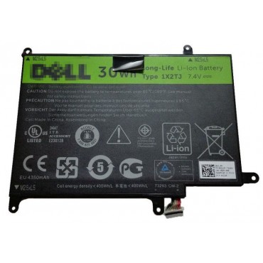1X2TJ Battery, Dell 1X2TJ 7.4V 30Wh Battery 