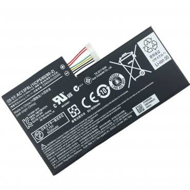 AC13F8L Battery, Acer AC13F8L 3.75V 5340mAh 20Wh Battery 