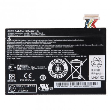 KT0010G001 Battery, Acer KT0010G001 3.7V 3420mAh Battery 