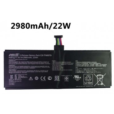 C21-TF600TD Battery, Asus C21-TF600TD 7.4V 2980mAh 22Wh Battery 