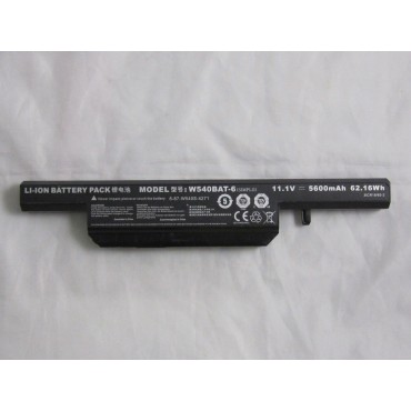 6-87-W540S-4U4 Battery, Clevo 6-87-W540S-4U4 11.1V 5600mAh Battery 