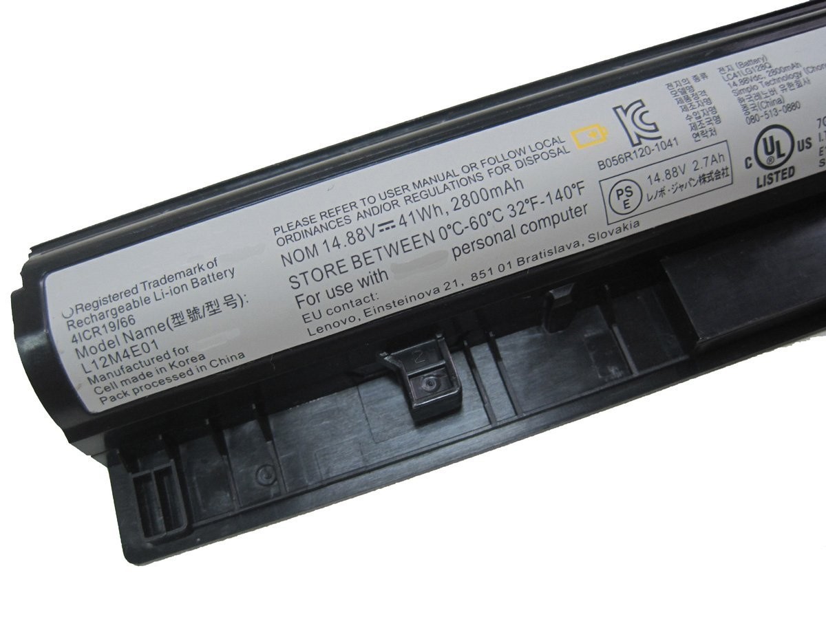 Аккумулятор lenovo l12m4e01